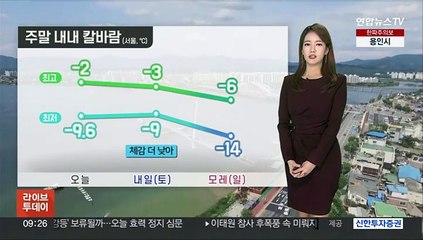 [날씨] 낮에도 영하권 추위…주말 내내 칼바람 지속