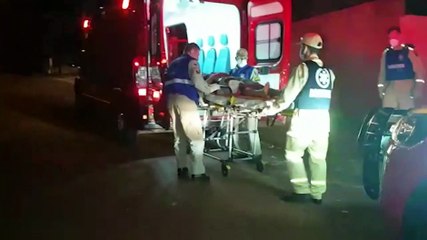 Vítima de ferimento por arma branca é socorrida no Interlagos