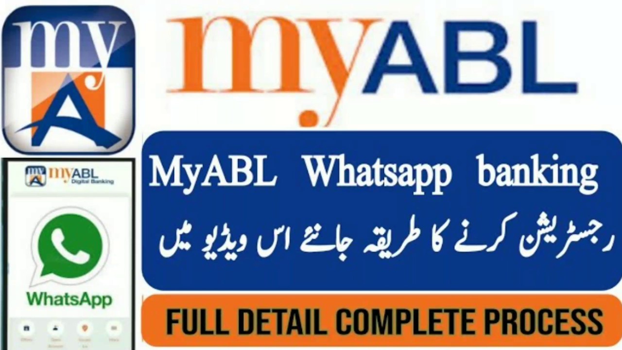 ABL Whatsapp banking registration