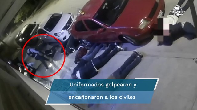 Presuntos elementos de la Guardia Nacional golpean a civiles en Guanajuato 