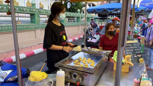 BUTTERY Thai Mini Pancake Surat Thani Thai street food