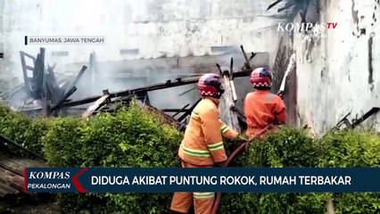 Diduga Akibat Puntung Rokok, Rumah Terbakar