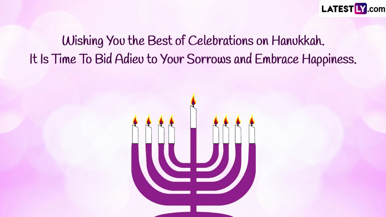 Happy Hanukkah 2022 Greetings and Images: Share Wishes and WhatsApp Messages With Loved Ones