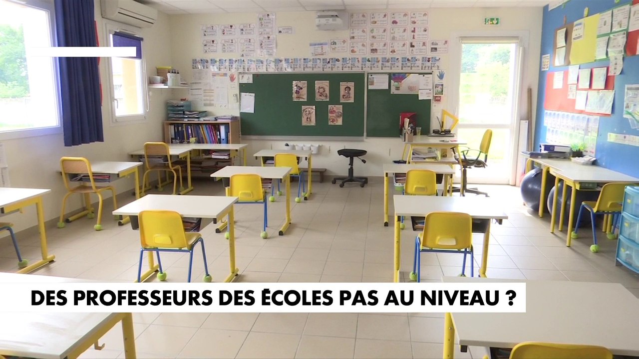 Des professeurs des écoles pas au niveau ?