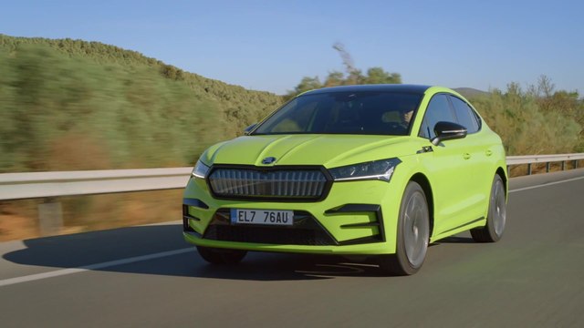 Der ŠKODA ENYAQ RS iV - Antrieb - zwei Motoren, Allradantrieb und 220 kW1 Systemleistung