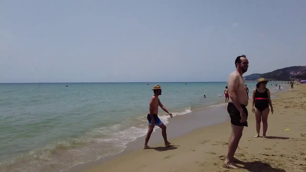 Barcelona Spain, Castelldefels Beach, Beach Wal...