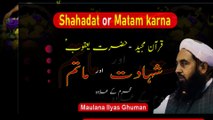 Shahadat Per Matam karna Jaiz Hai Ya Nahi - Maulana Ilyas Ghuman Speeches
