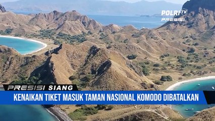 Tarif Tiket Masuk Pulau Komodo Rp3,75 Juta Dibatalkan