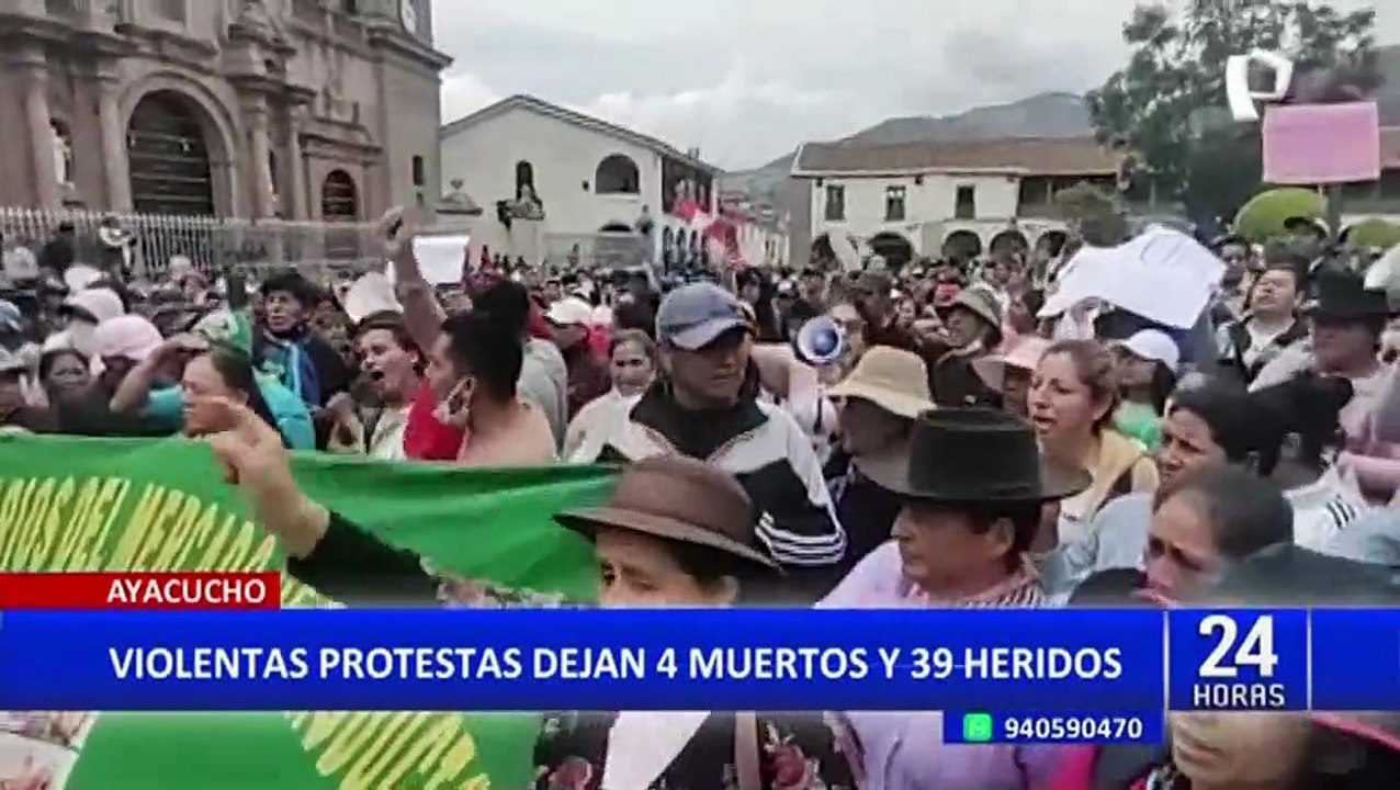 Ayacucho: Diresa confirma 7 fallecidos en enfrentamientos por toma de aeropuerto
