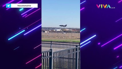 Video Jet Tempur AS Terpelanting, Pilot Terbang Bebas