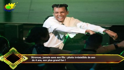 Stromae, jamais sans son fils : photo irrésistible de son  de 4 ans, son plus grand fan !
