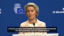 Von der Leyen: l'Ue sosterrà Ucraina finché sarà necessario