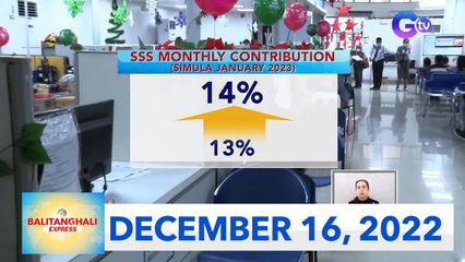 Balitanghali Express: December 16, 2022