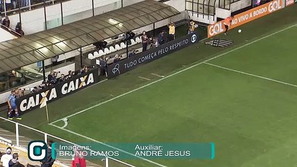 Veja o gol do Flamengo contra o Santos