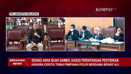 Terungkap! Hendra dan Benny Ali Saksikan Ferdy Sambo Bohongi Pimpinan Polri