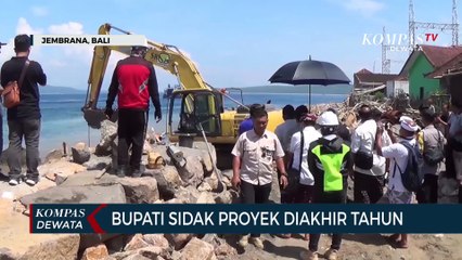 Bupati Jembrana Sidak Proyek Di Akhir Tahun