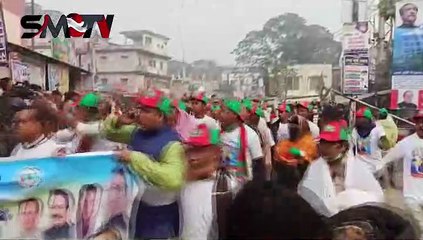 মুরাদনগরে আওয়ামীলিগের সম্মেলনের মিছিল