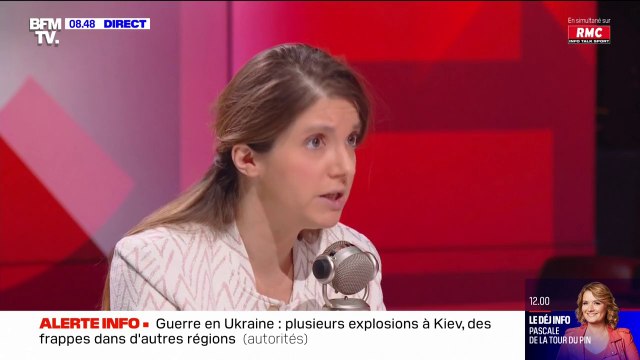 Aurore Bergé se dit choquée par la défense d'Adrien Quatennens