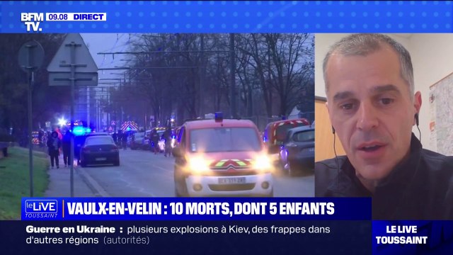 Incendie à Vaulx-en-Velin: Toutes les opérations de nuit deviennent plus complexes , affirme le commandant Geoffrey Casu