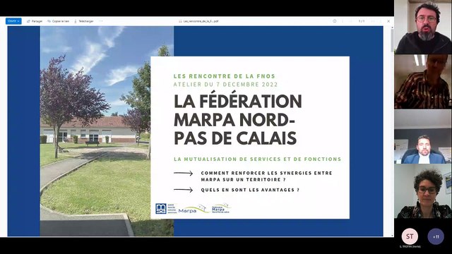 Rencontres Nationales FNOS - Fédération Régionale Marpa Nord Pas de Calais