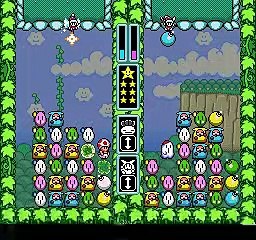 Wario's Woods online multiplayer - snes