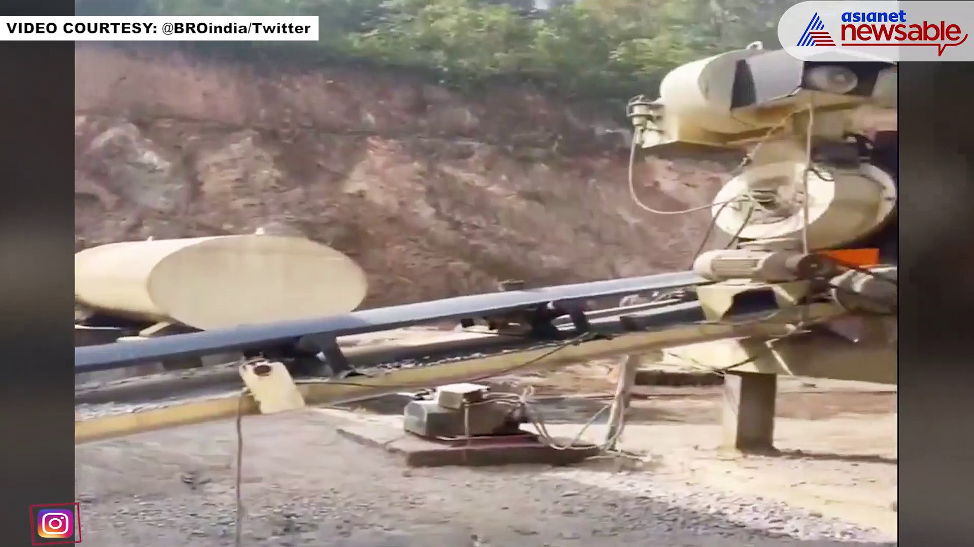 A border road in Arunachal Pradesh made of steel slag
