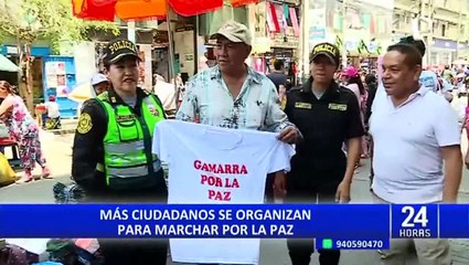 Ciudadanos marchan por la paz ante ola de violentas manifestaciones en diversas regiones del país