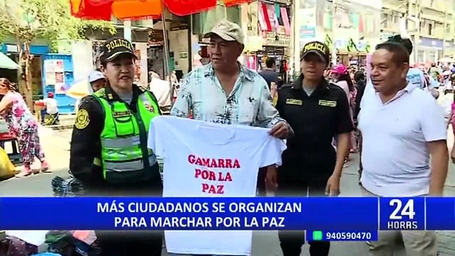 Ciudadanos marchan por la paz ante ola de violentas manifestaciones en diversas regiones del país