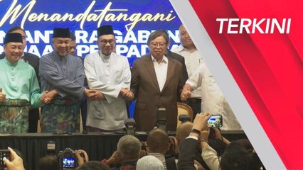 [TERKINI] Majlis Menandatangani Permuafakatan Gabungan Kerajaan Perpaduan