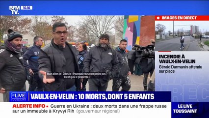 Incendie à Vaulx-en-Velin: la maire interpellée sur place par des habitants en colère