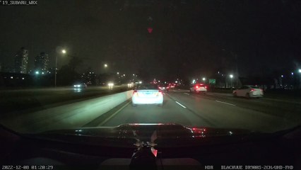 Car Break Checking in Traffic Gets Instant Karma