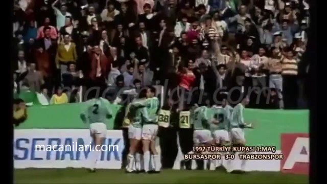 Bursaspor 3-0 Trabzonspor 22.04.1992 - 1991-1992 Turkish Cup Final 1st Leg + Post-Match Comments (Ver. 2)