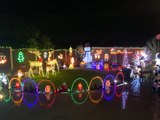 Couple from Derbyshire decorate home in Christmas Lights for charity