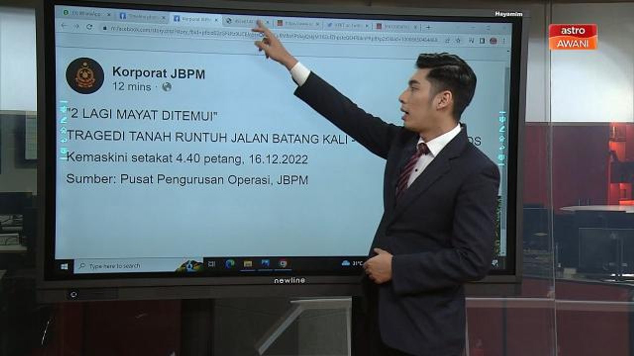 Perkembangan angka korban dan masih hilang di Batang Kali