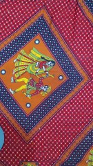 Turned a paper box into a wall hanging art piece