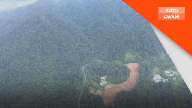 Tragedi Batang Kali | Tinjauan udara tragedi tanah runtuh Batang Kali