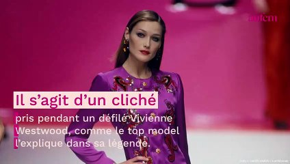 Carla Bruni n'a pas froid au yeux : sa photo en string en (fausse) fourrure subjugue ses fans