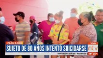 Hombre de 80 años se baleo con la intención de suicidarse