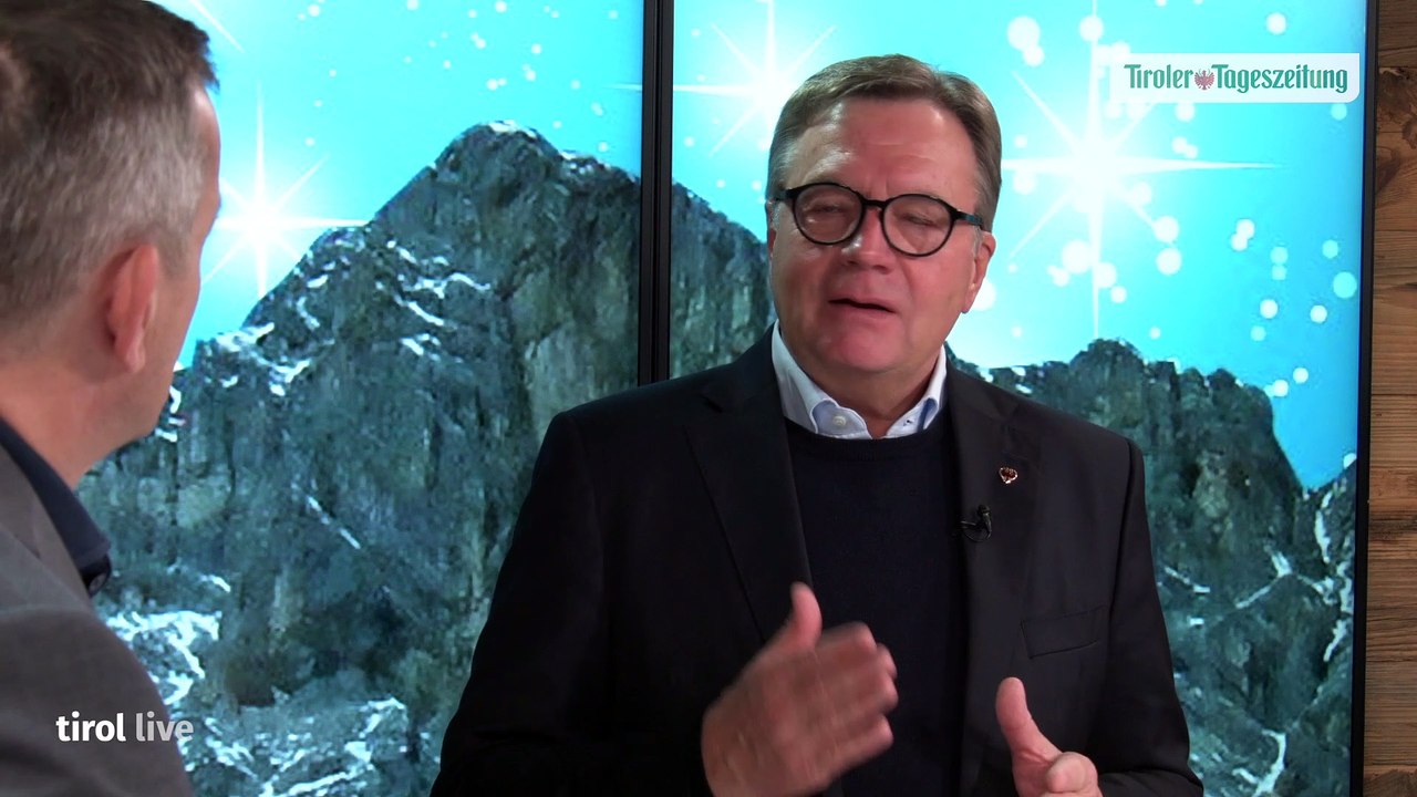 Günther Platter  und Herbert Peer in „Tirol Live”