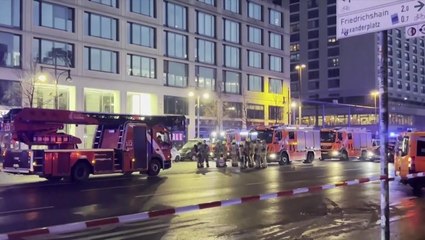Huge fish tank bursts in Berlin prompting major emergency response