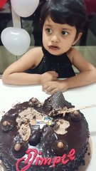Enjoying Birthday cake 