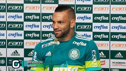 Confira como foi a coletiva com o goleiro Weverton
