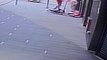Shocking moment robber threatens 11-year-old girl before stealing her electric scooter