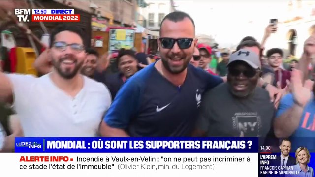 Freed From Desire : s'ils n'ont pas encore de place pour la finale, ces Français donnent de la voix dans les rues de Doha