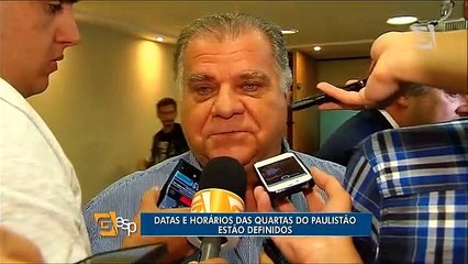 Federação define horários das quartas de final do Campeonato Paulista