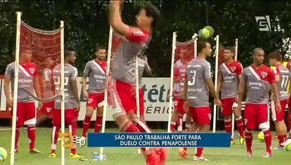 São Paulo treina para jogo da semifinal do Paulistão