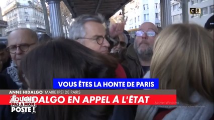 ""Vous êtes la honte et la  poubelle de la France!" Anne Hidalgo interpellée par un passant à Paris