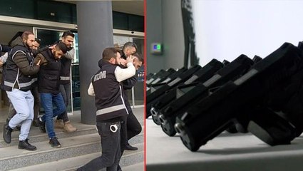 Küçük çocukları kurye yapıp silah taşıtan çete üyeleri, kıskıvrak yakalandı! Bağ evini cephaneye çevirmişler