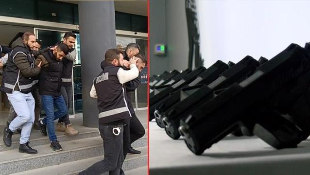 Küçük çocukları kurye yapıp silah taşıtan çete üyeleri, kıskıvrak yakalandı! Bağ evini cephaneye çevirmişler
