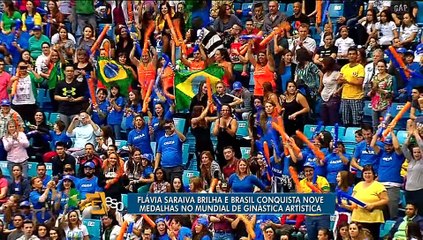 Flávia Saraiva encanta Ibirapuera e leva ouro na Copa do Mundo